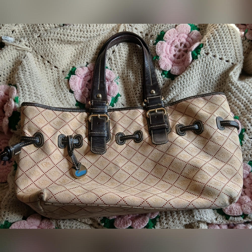 Dooney & Bourke fabric logo bag